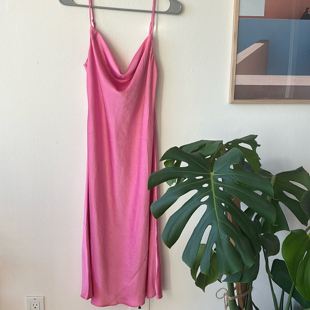 Wilfred cowlneck dress Barbie dress